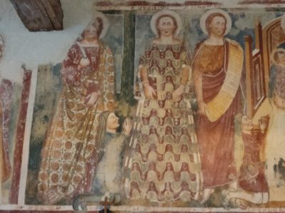 SLucia affresco a S Pietro in Vincoli Campo di Brenzone